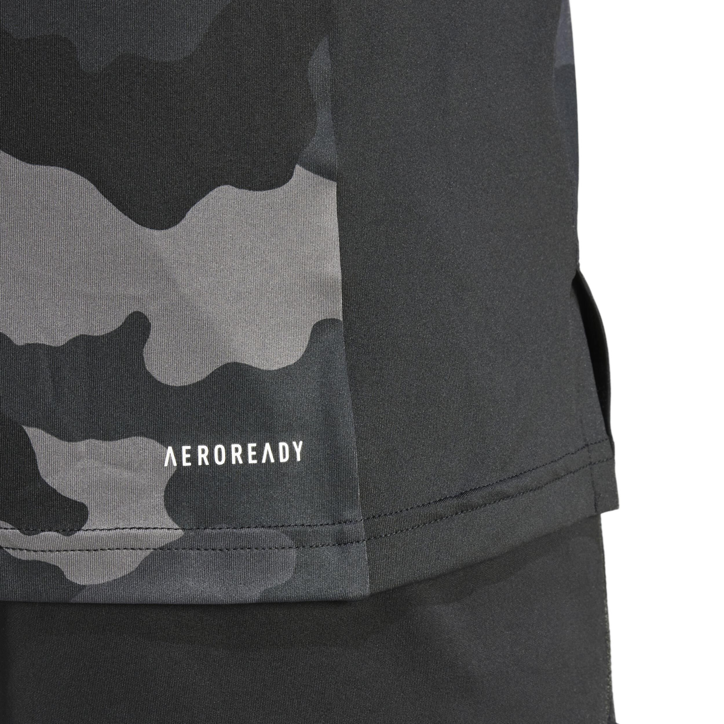 Camo AOP T-Shirt Herren - Schwarz, Grau