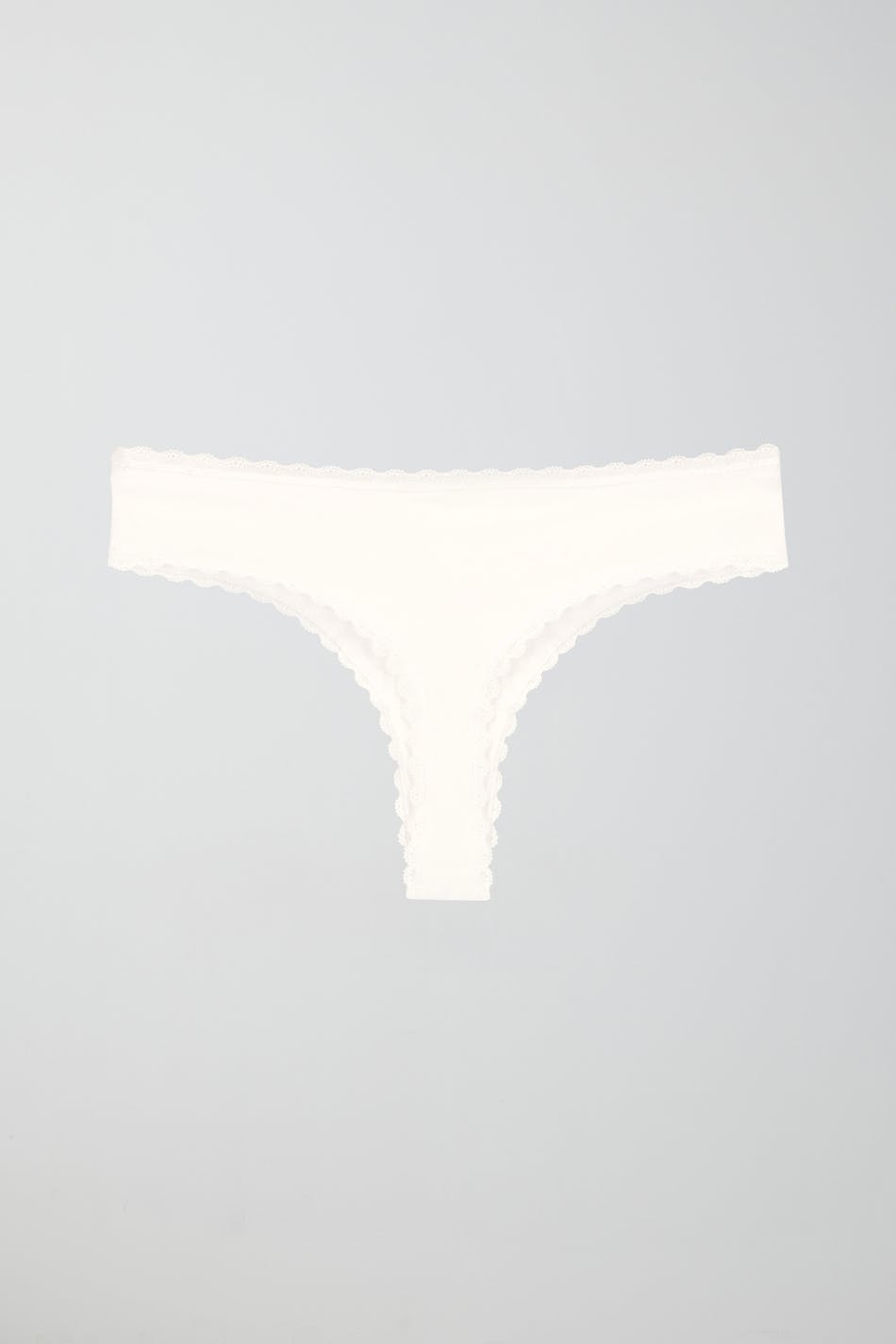 Cotton half thong