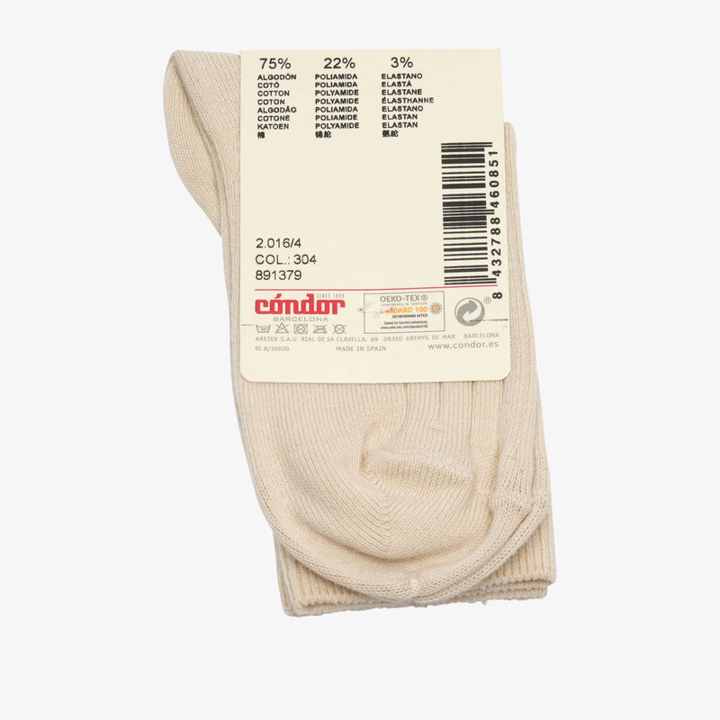 rib strümpfe - Beige