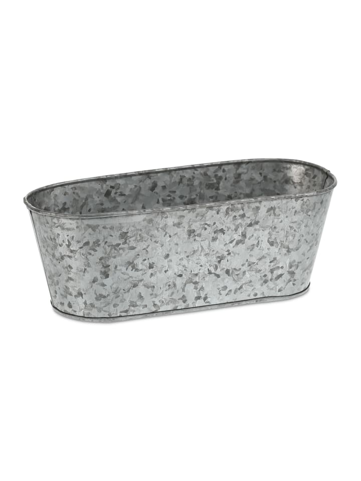 relaxdays Zinkwanne 6er Set in Silber günstig kaufen onesize