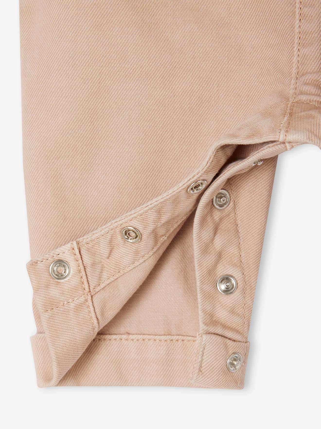 Vertbaudet Mädchen Baby Latzhose Oeko-Tex - cappuccino
