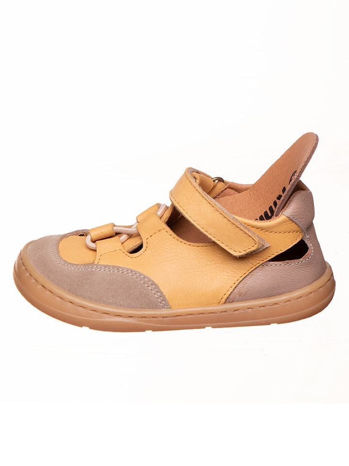 kmins Leder-Barfußschuhe in Hellbraun/ Beige günstig kaufen