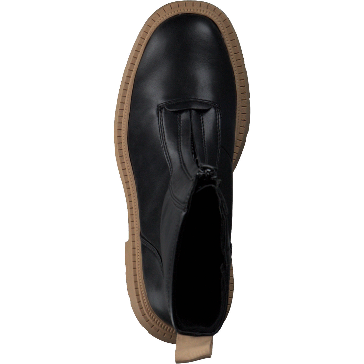 Tamaris 25406, Klassische Stiefeletten, Damen, BLACK/CAMEL