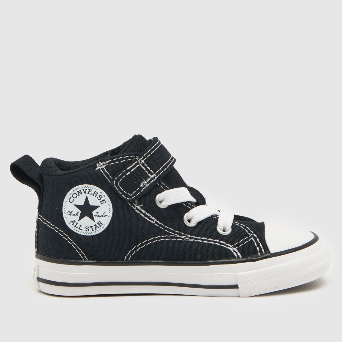 Converse svarta & vita All Star Malden pojkar småbarnsskor