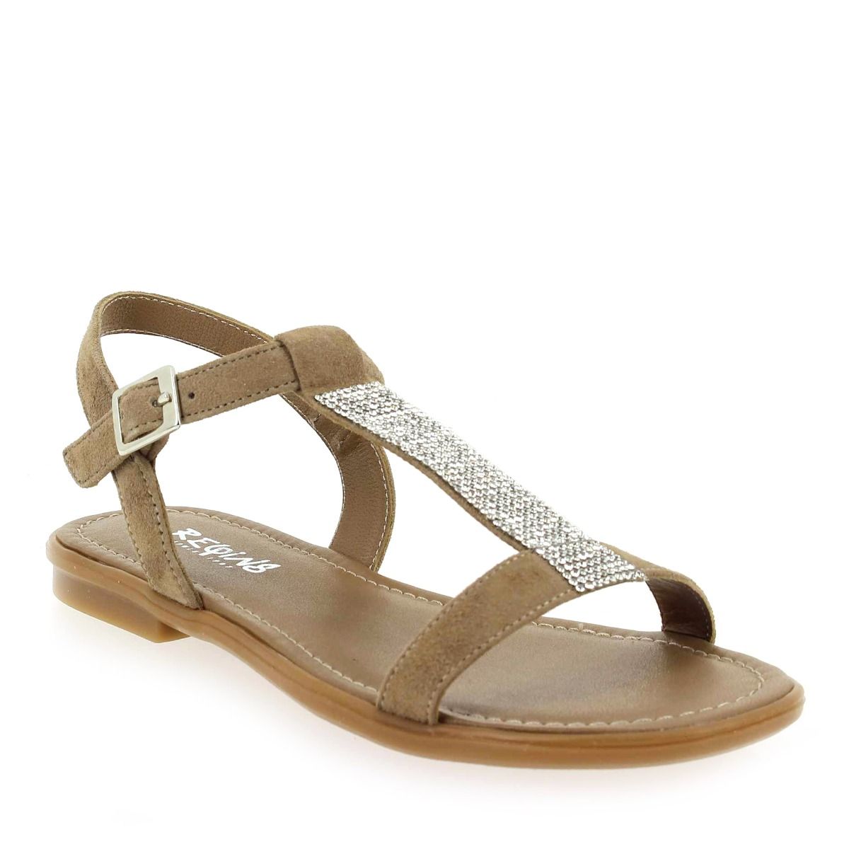 Reqins  TILSSI CUIR - Taupe