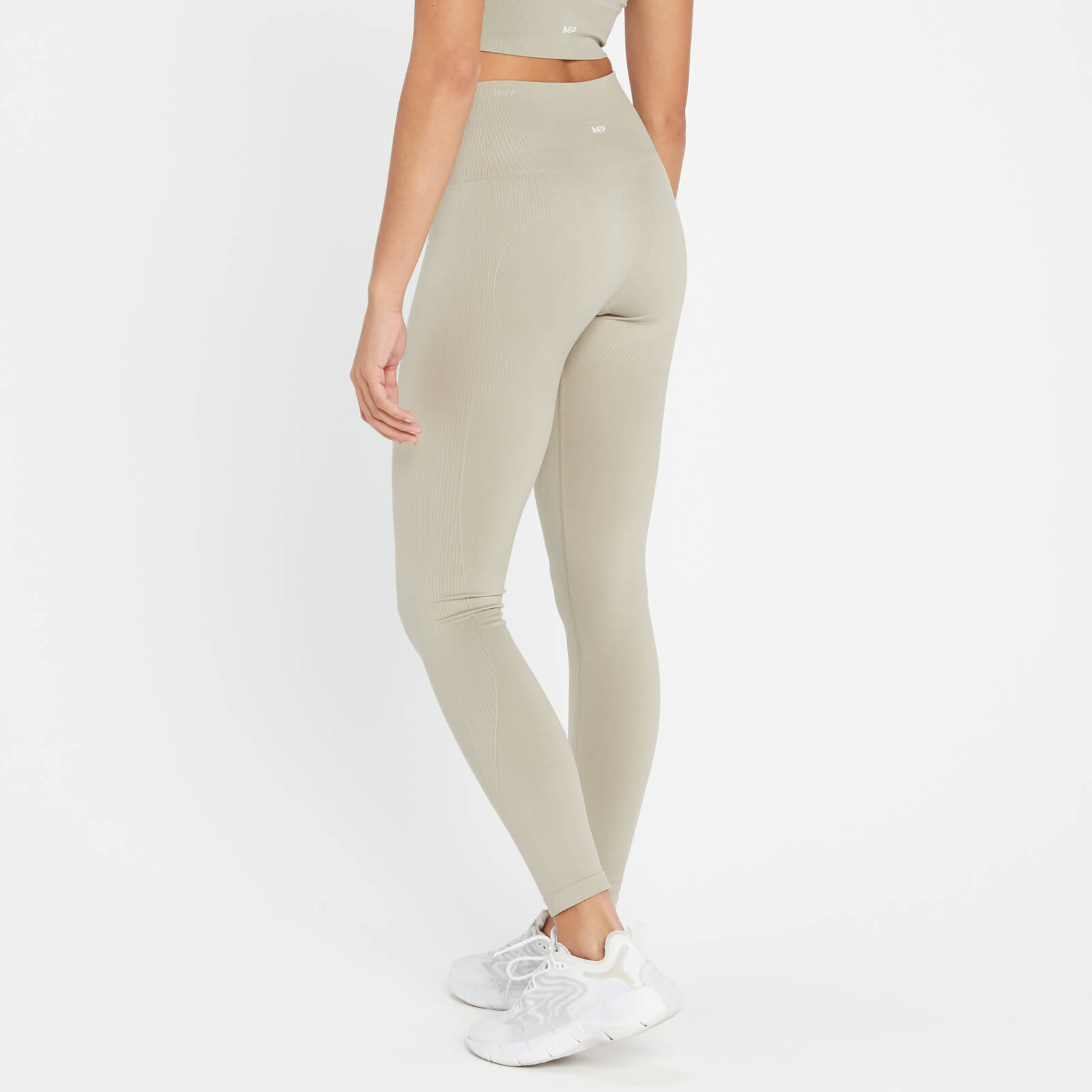 Legging sans coutures MP Shape pour femmes – Gris clair