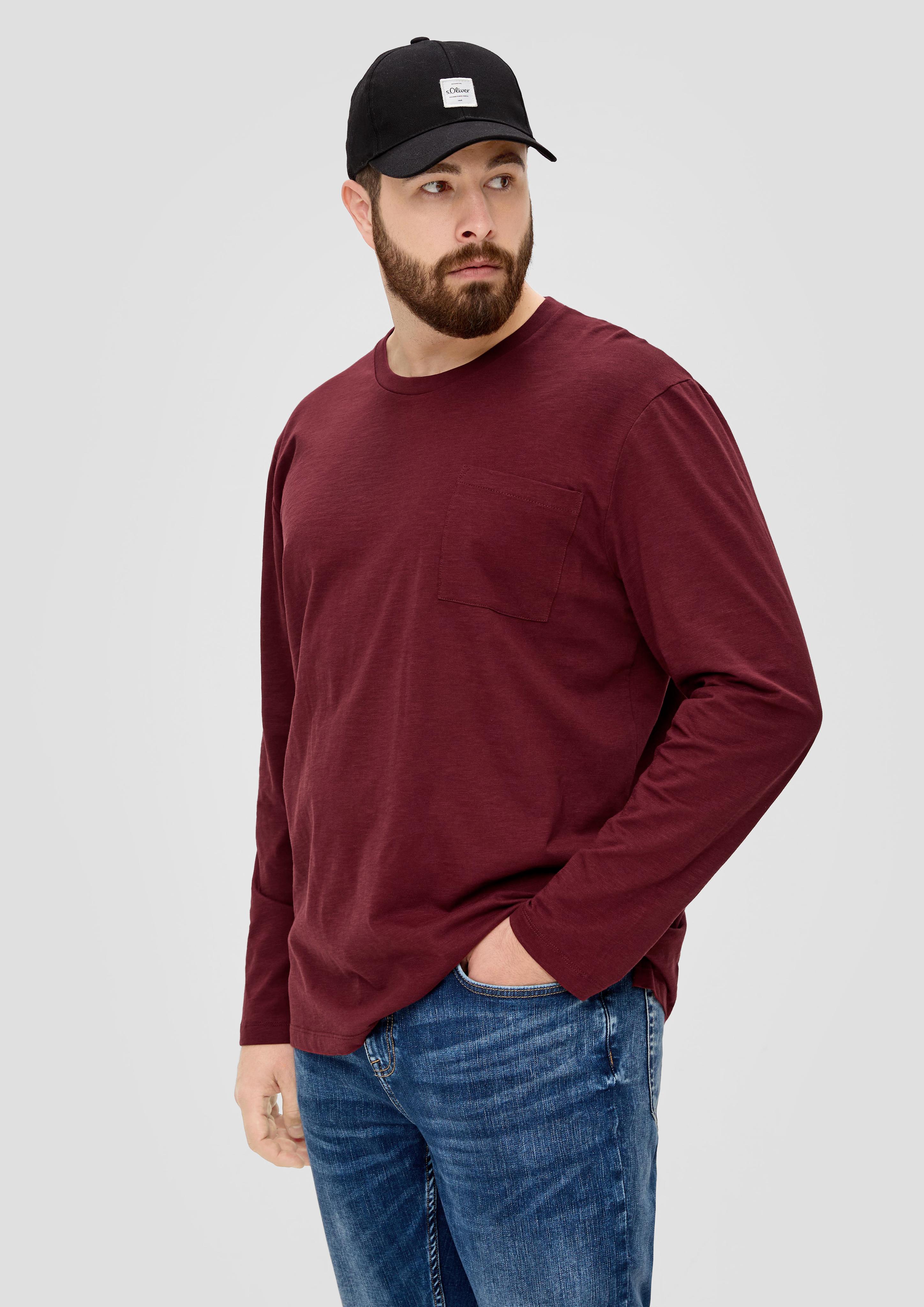 Longsleeve mit Flammgarnstruktur  2143247-3976
