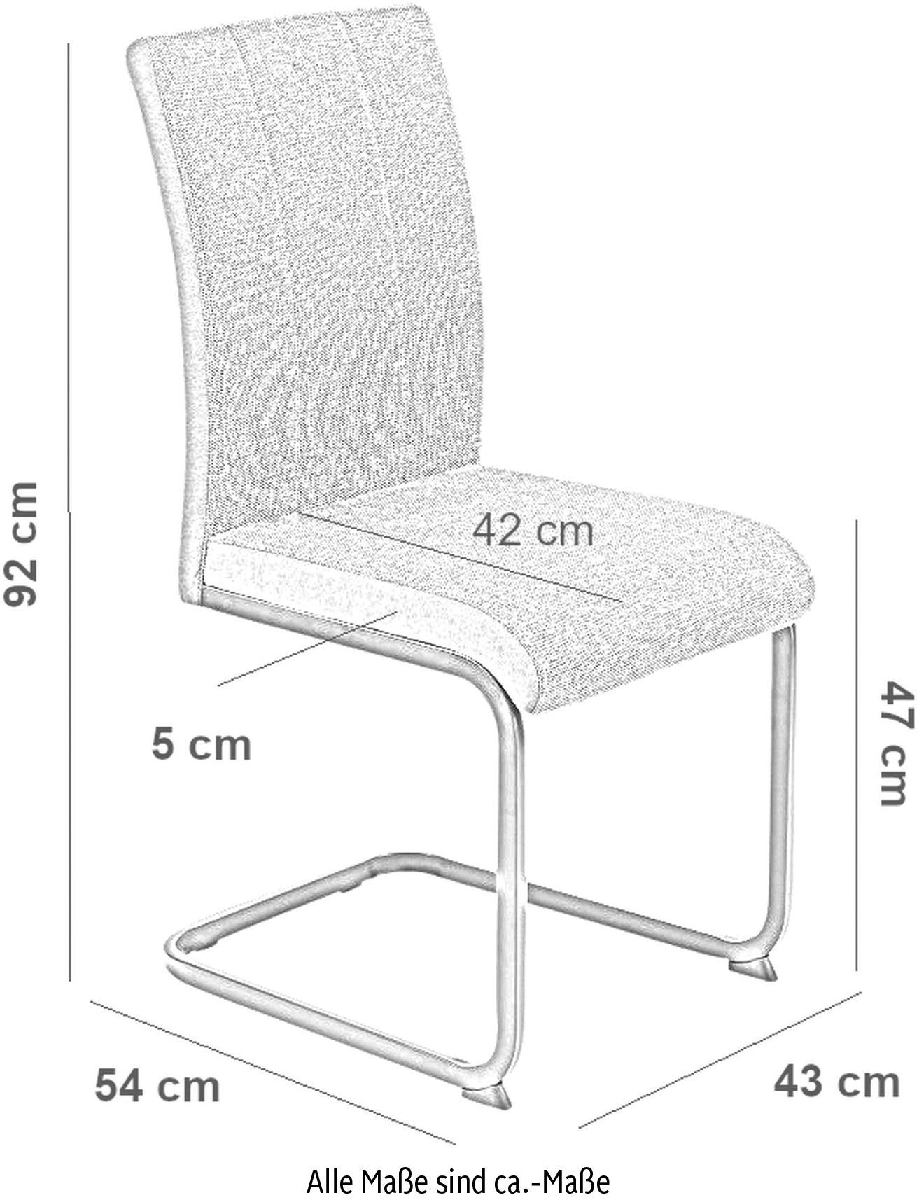 HELA Freischwinger LINN (Set, 2 St), Beidseitig montierbar