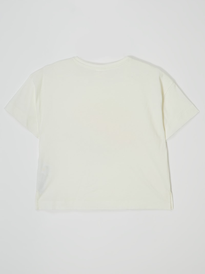 T-Shirt aus Baumwolle in offwhite