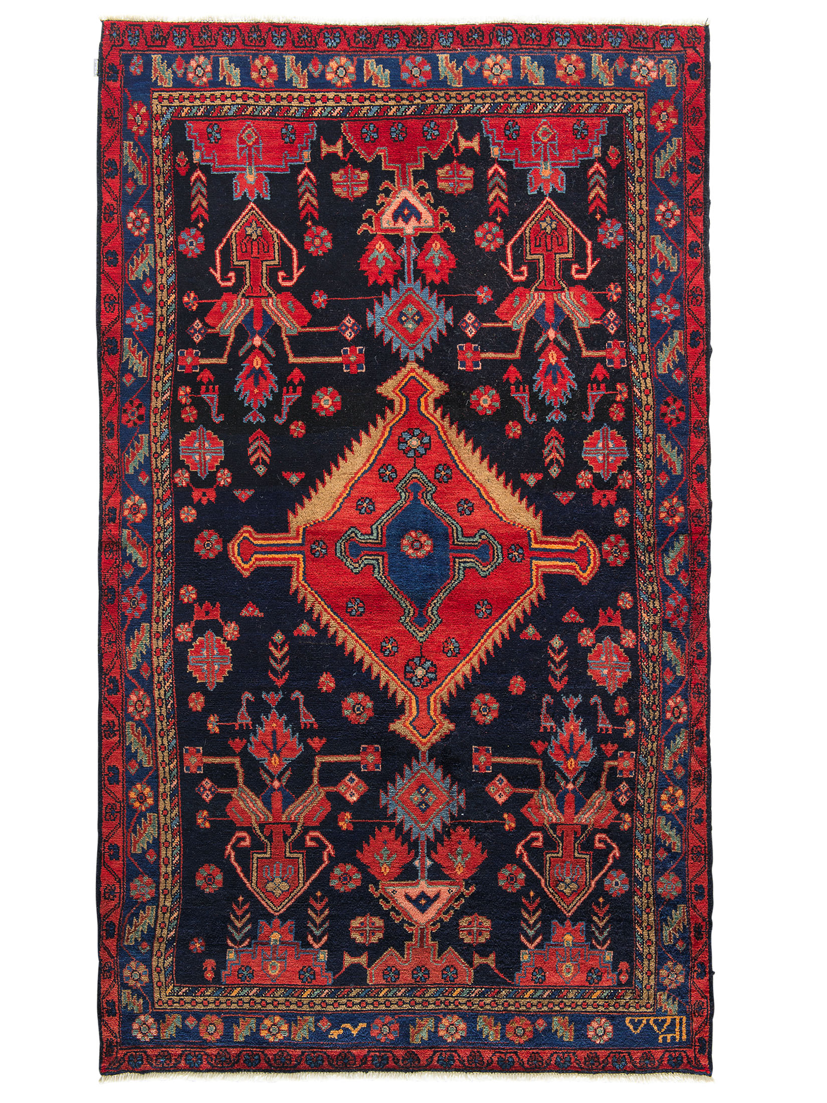 Nahavand Hamadan ca. 140 x 238 cm, Unikat / Einzelstück