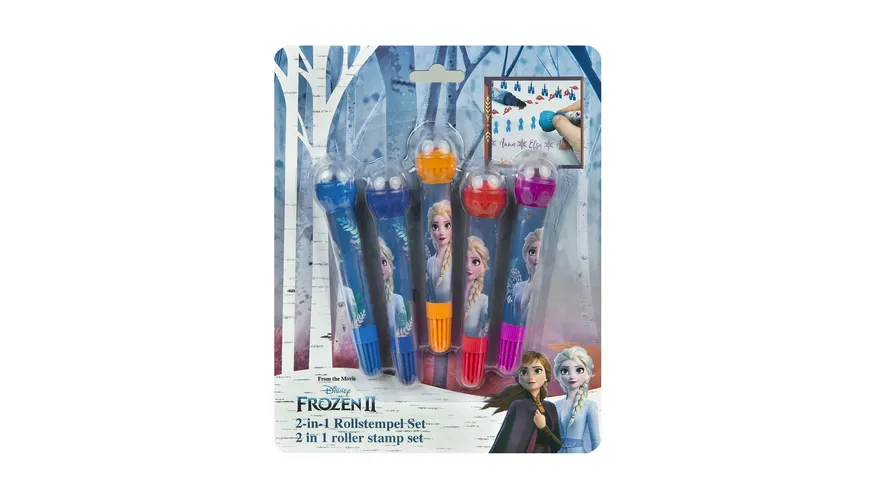 Undercover - Frozen II 2-in-1 Rollstempel Set