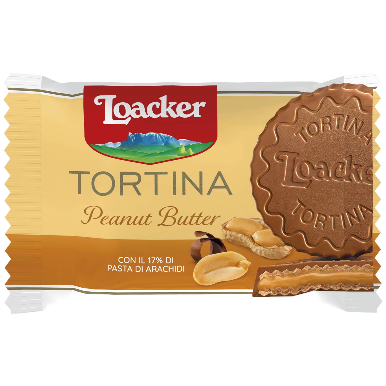 Loacker Tortina Peanut Butter 24x21g