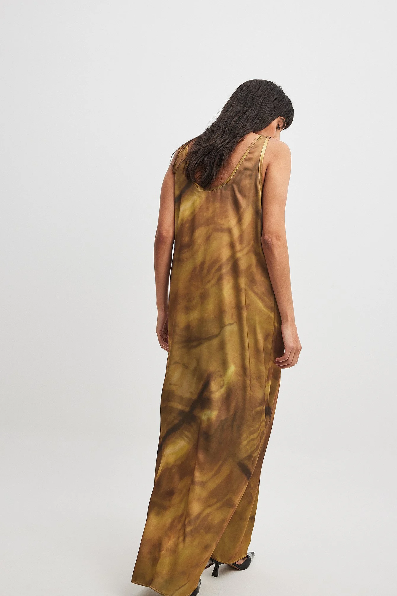 Satin Maxikleid