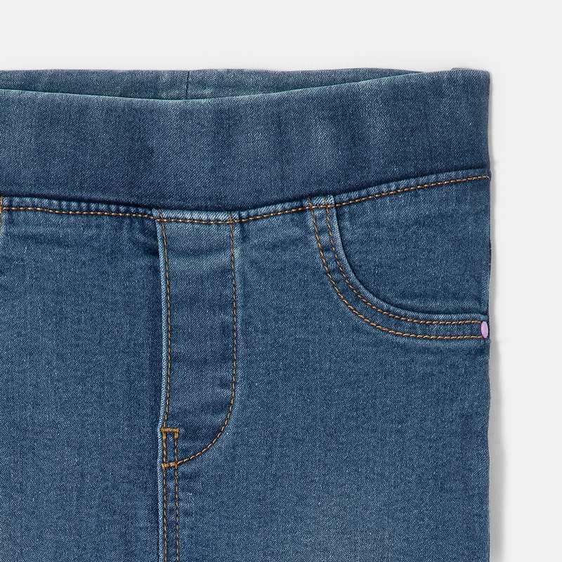 Jean slim bébé fille taille élastiquée bleu stone Catimini