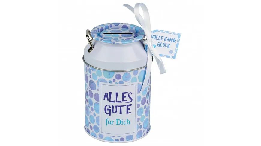 HERGO Spardose Glückskännchen Alles Gute