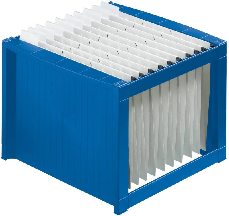 helit Hängeregistraturkorb H6110034 DIN A4 Blau 36 x 38 x 26 cm