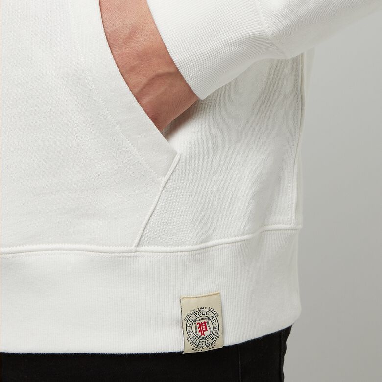 Polo Ralph Lauren Hooded Longsleeve Sweatshirt deckwash white
