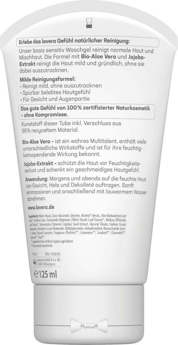 Waschgel Basis Sensitiv, 125 ml
