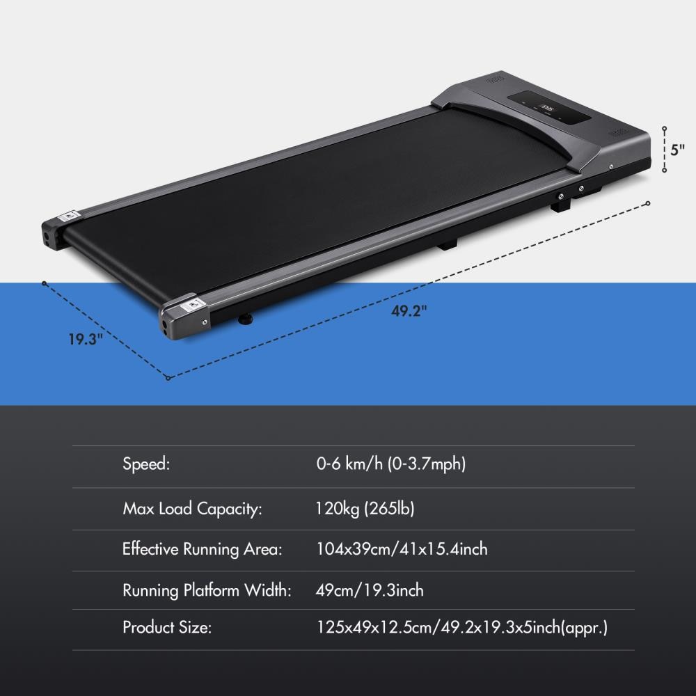 FUFU&GAGA Folding Treadmill LED Foldable Treadmill