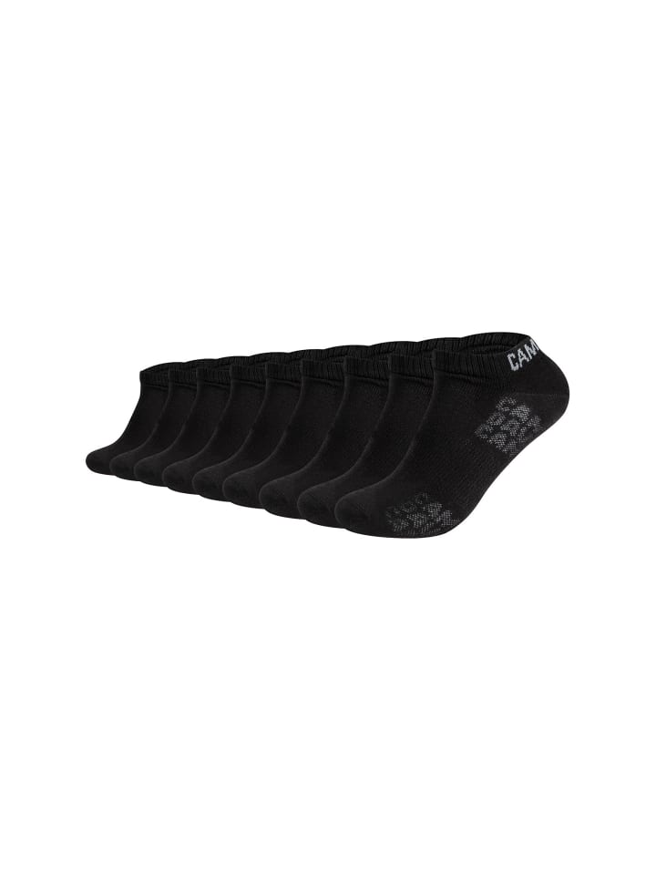 CAMP DAVID  Sneakersocken 9er Pack mesh ventilation in Schwarz günstig kaufen