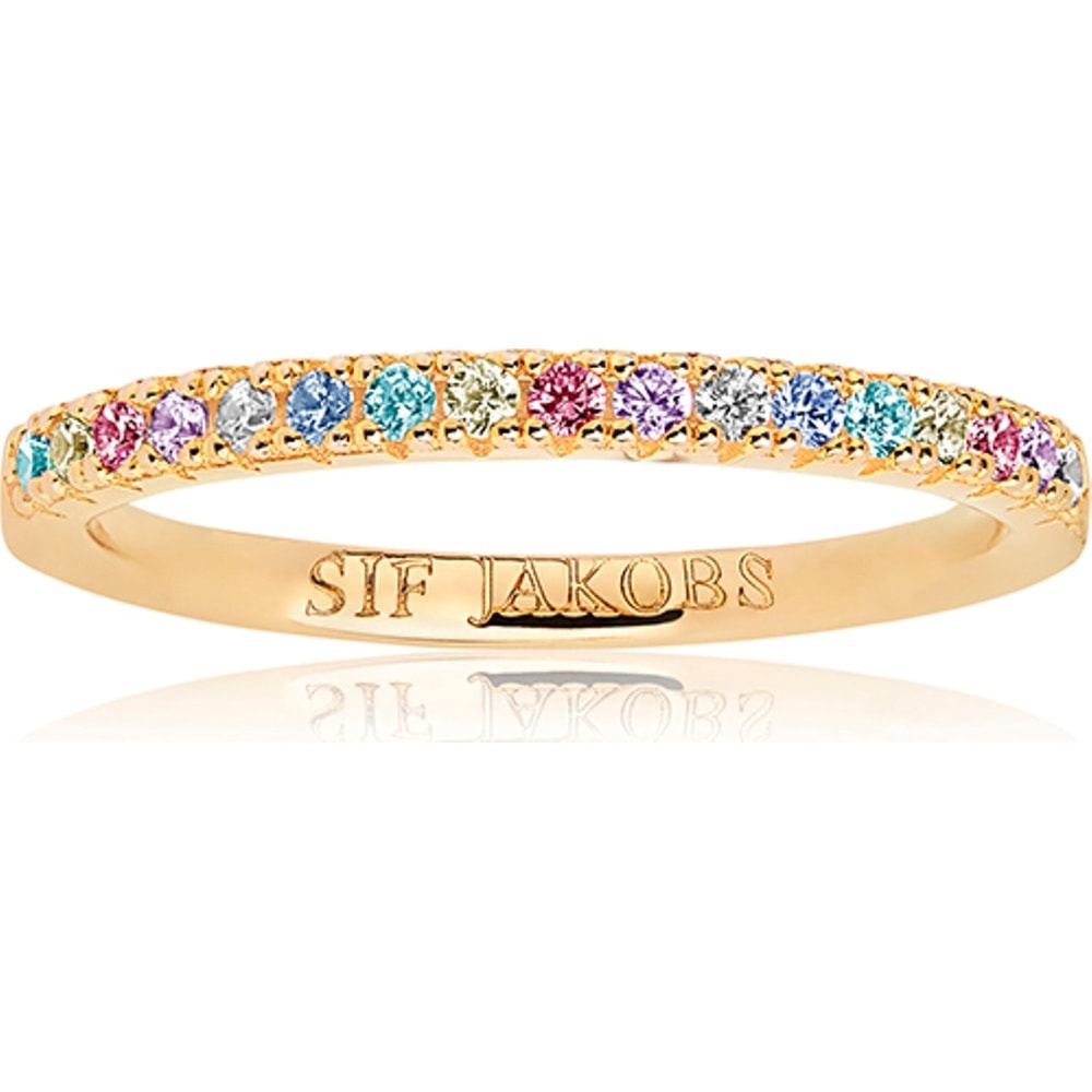 Sif Jakobs Jewellery Bague pour femme 925 Argent or, multicolore Bague