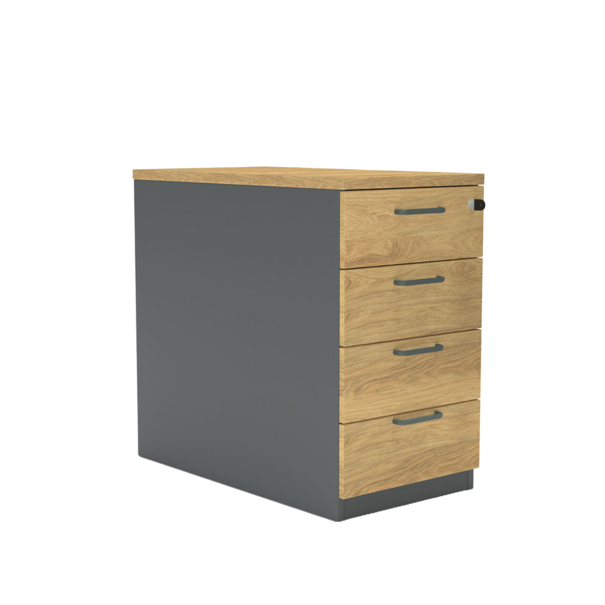 Standcontainer E10 Hickory Grau