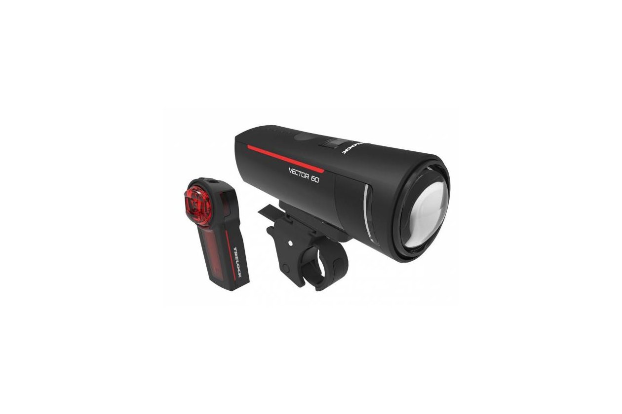 Trelock LS 600 I-Go Vector 60 & LS740 Vector rear Beleuchtungsset