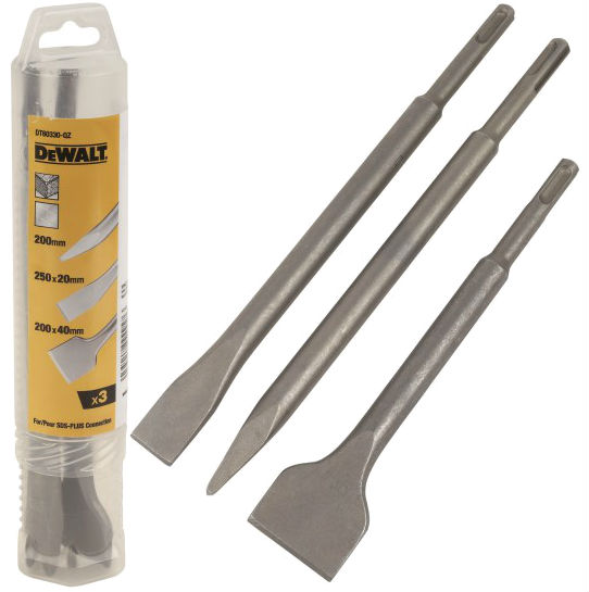 DeWalt Accessories DT60330-QZ 3-Piece SDS-Plus Chisel Set