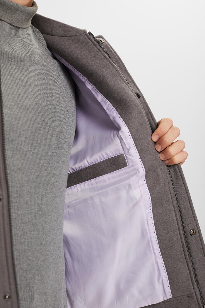 Truckerjacke aus Wolle