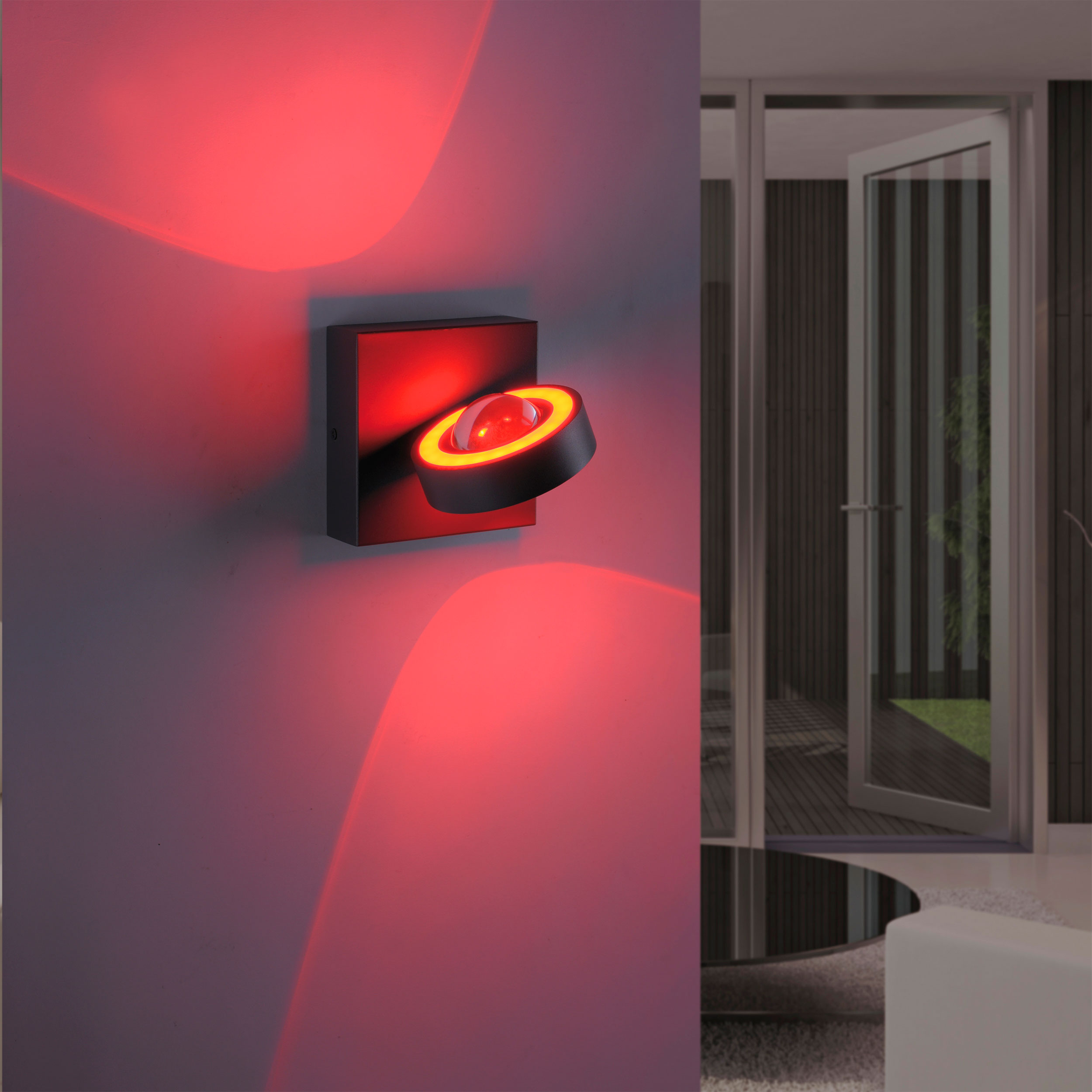QLED-Wandleuchte 4flg
