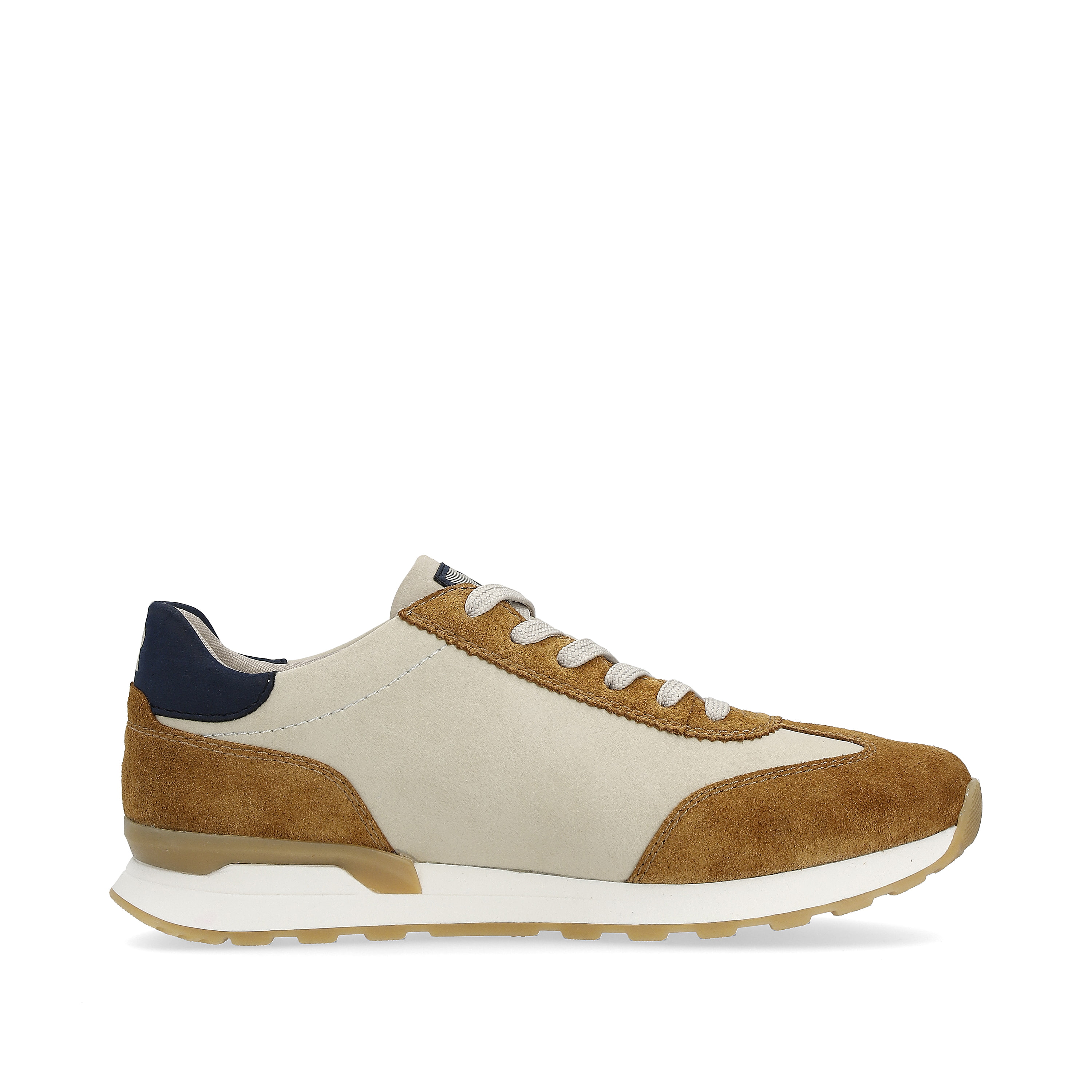 Rieker Herren Sneaker Low clay-beige nougat-brown