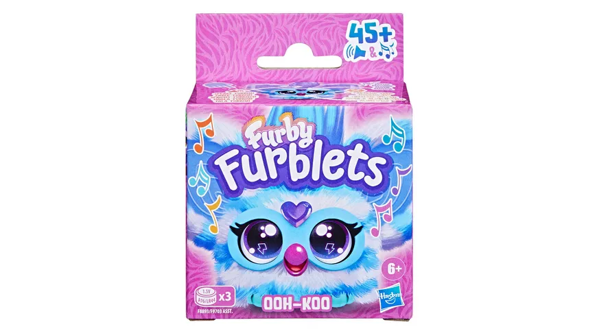 Hasbro - Furby Furblets Mini elektronisches Plüschspielzeug, 1 Stück, sortiert