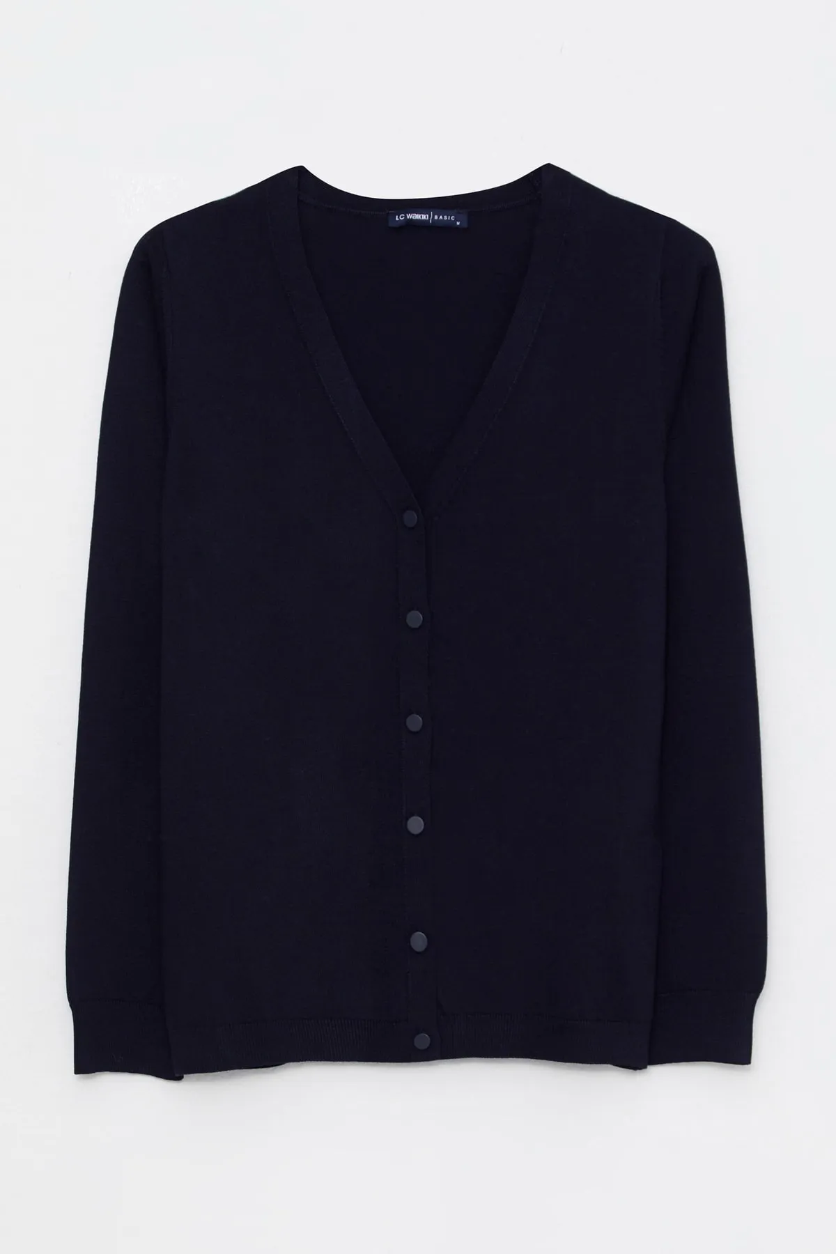 LC Waikiki  Strickjacke - Dunkelblau - Regular Fit