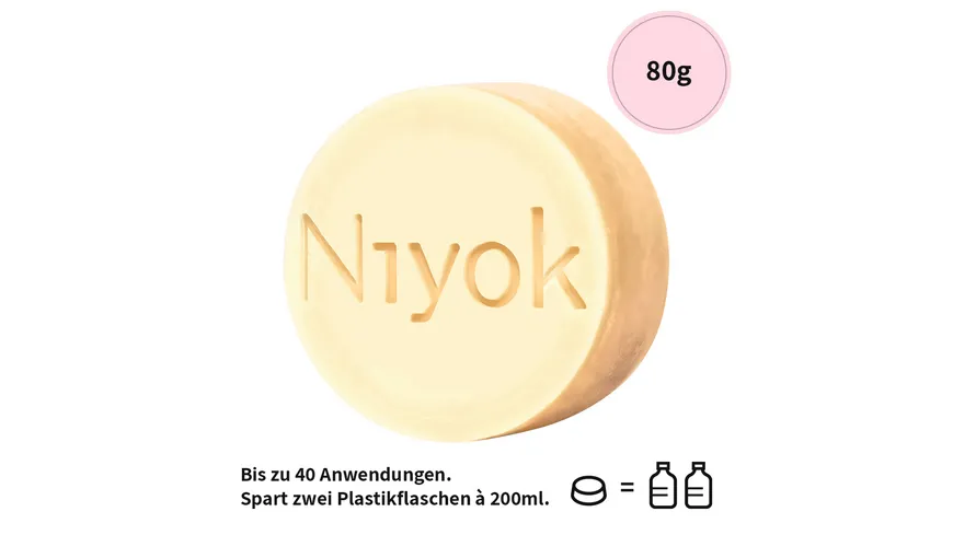 Niyok 2 in 1 feste Dusche & Pflege Soft Blossom 80 g