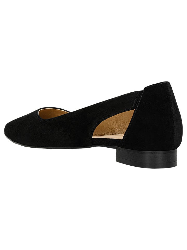 Wojas Leder-Ballerinas in Schwarz günstig kaufen