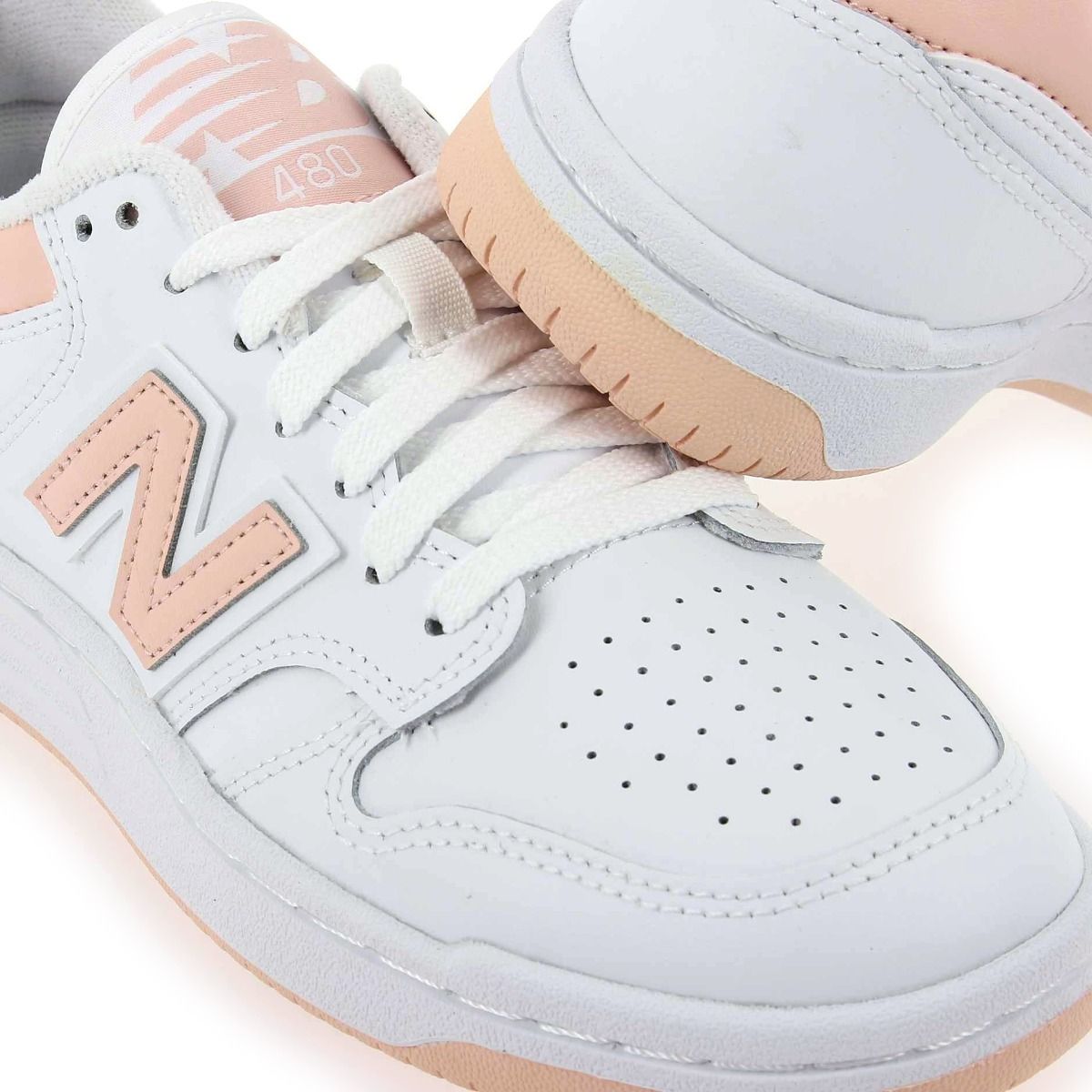 New Balance  BB480LPH  - Blanc Rose