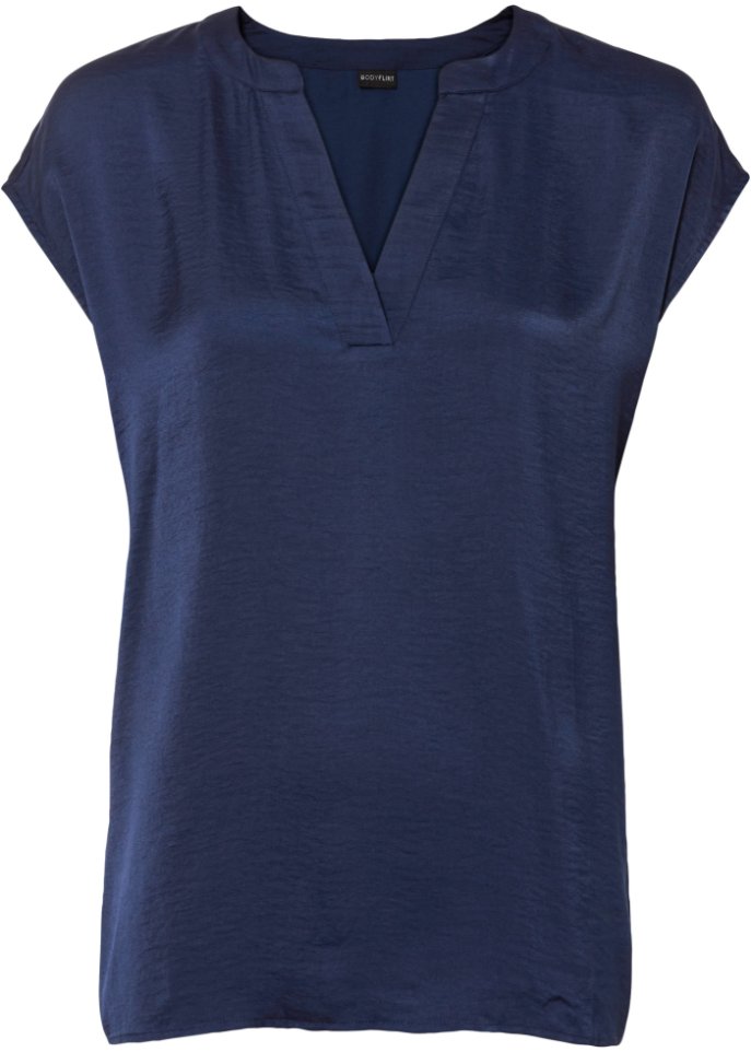 Satin-Bluse aus recyceltem Polyester