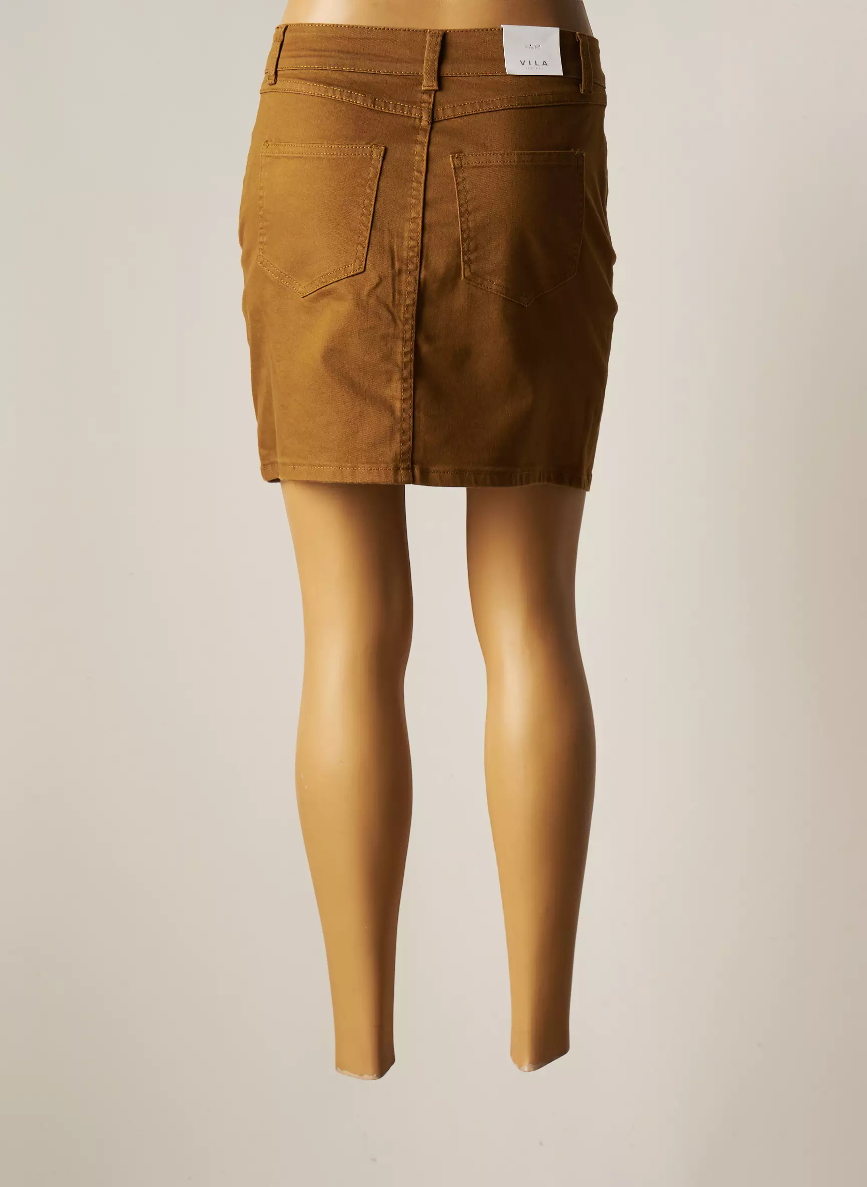 Vila Jupes Courtes Femme couleur marron
