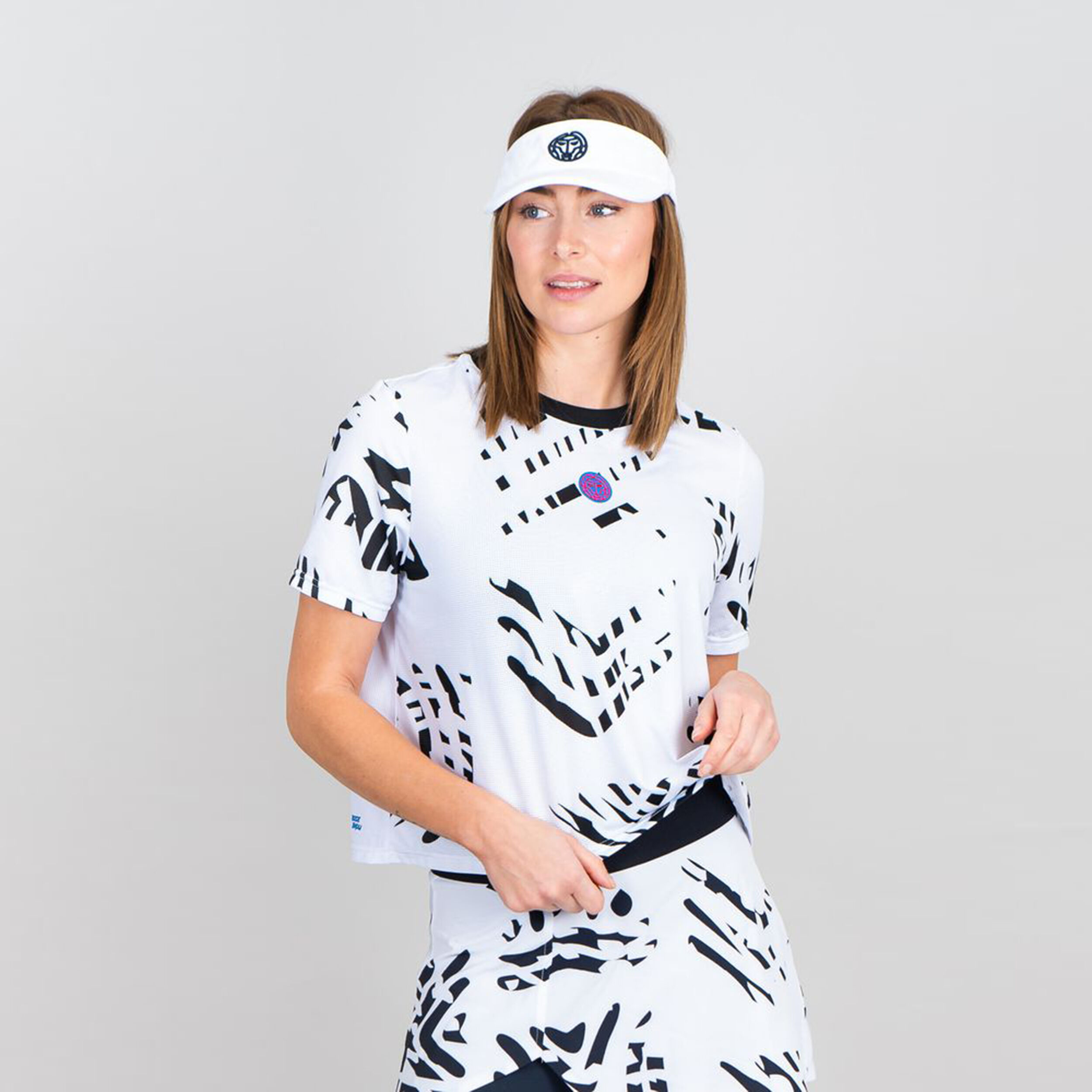 Melbourne T-Shirt Damen - Weiß, Schwarz
