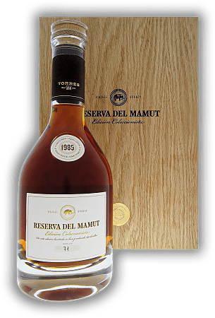 Torres Reserva Del Mamut Torres Reserva Del Mamut Einer der exklusivsten Brandys in der Geschichte des traditionsreichen Hauses Torres. 0,7	 Liter - Vol 42%