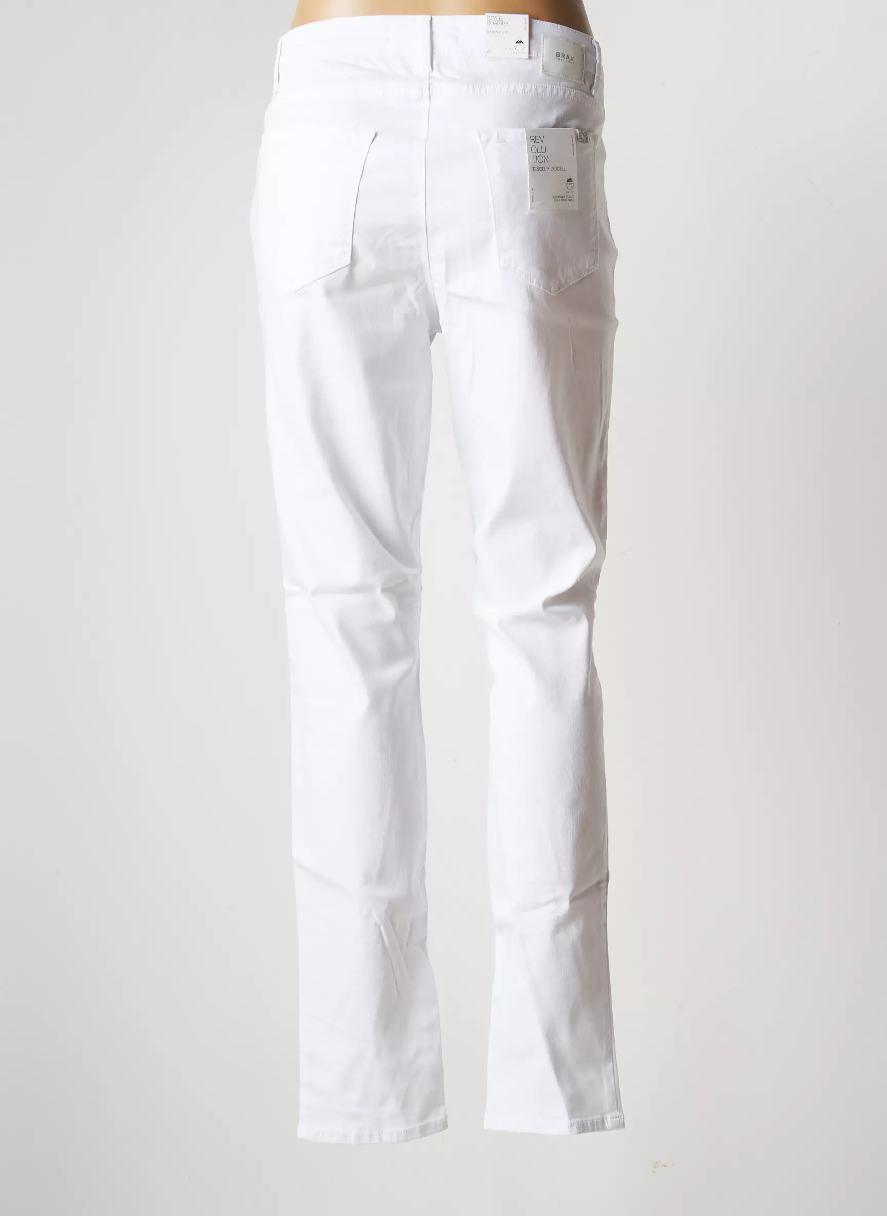 Brax Pantalons Slim Femme couleur blanc