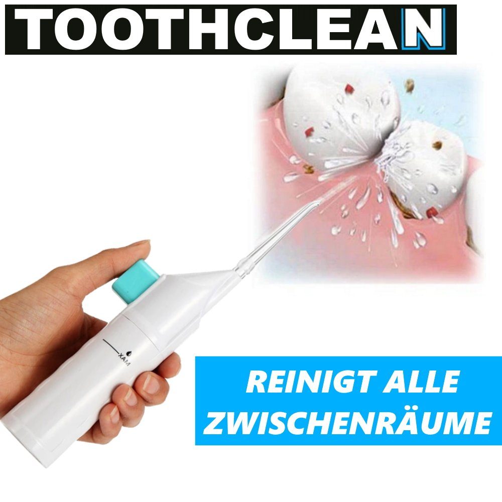MAVURA Munddusche TOOTHCLEAN Mobile Munddusche Tragbare Reise Munddusche, Sanfte Reinigung Camping Zahnbürste kabellos