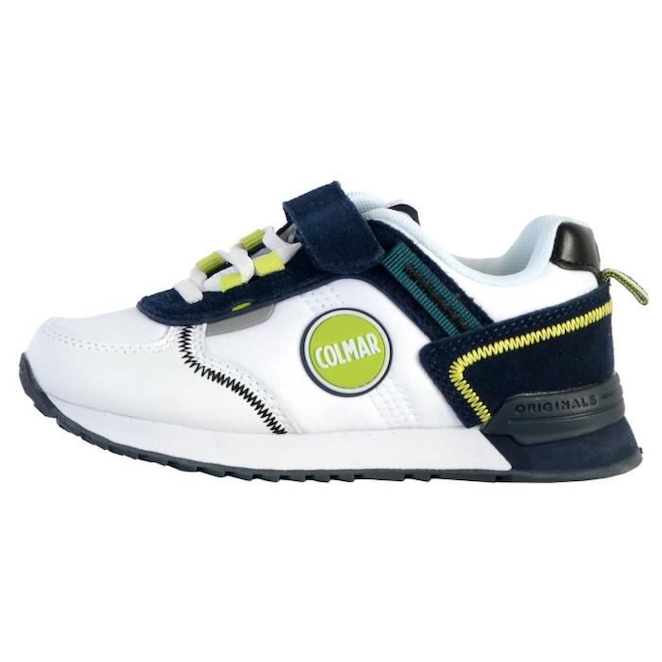Basket Cuir Enfant Colmar Travis Sport Bold Y0 blanc