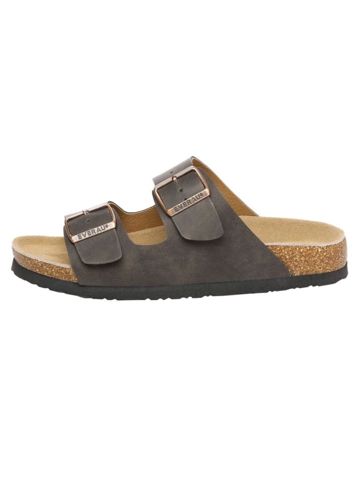 EVERAU Australia Leder Sandalen Duck in Braunes geöltes Leder günstig kaufen