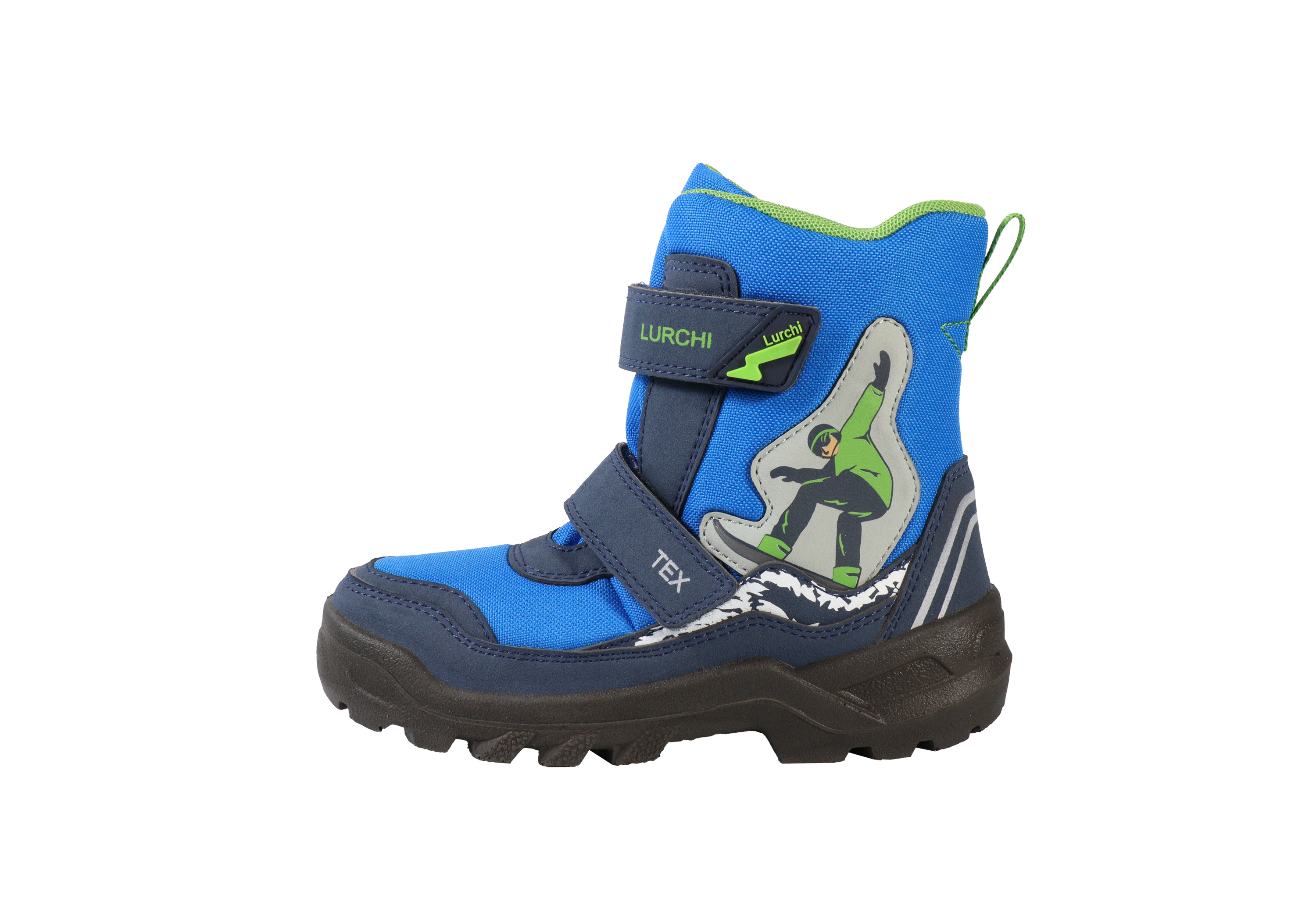 Lurchi Schneestiefel Kendy-TEX - silver-grey royal-apple