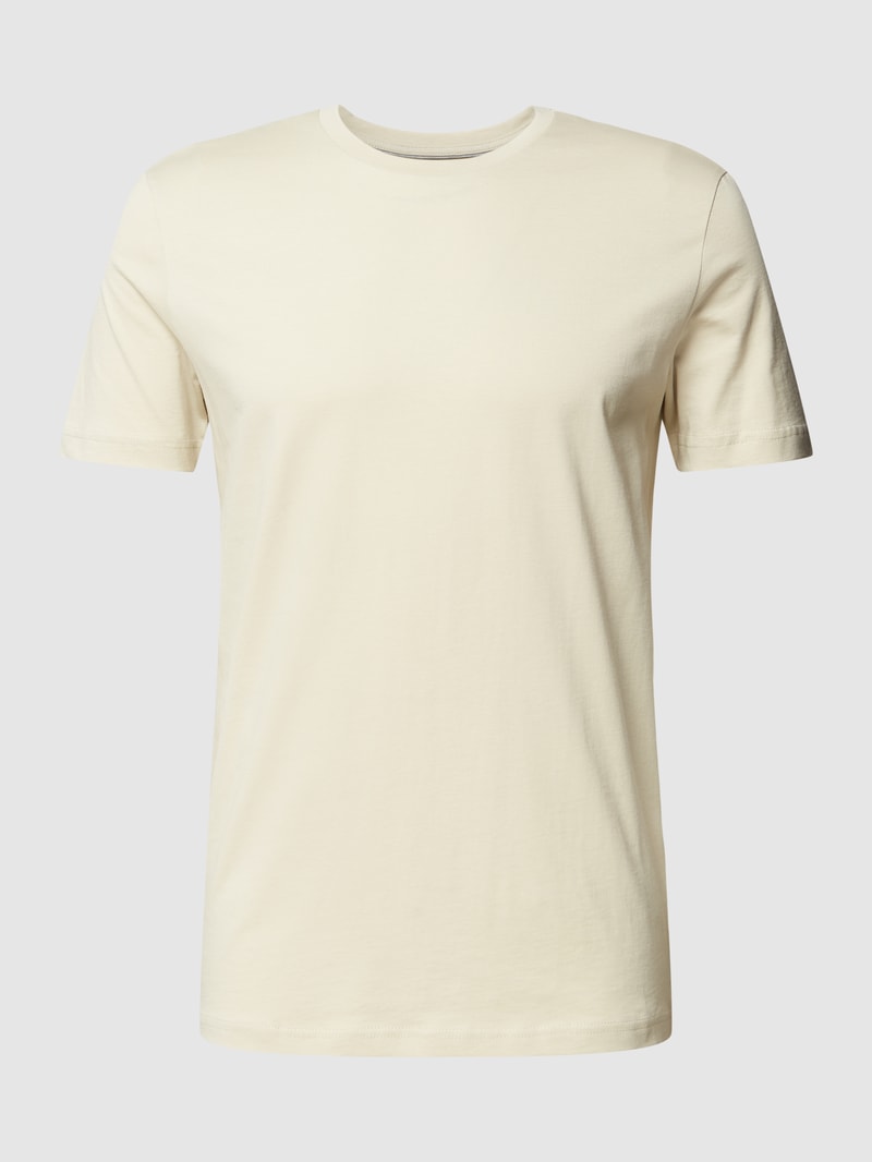 T-Shirt mit Rundhalsausschnitt in ecru