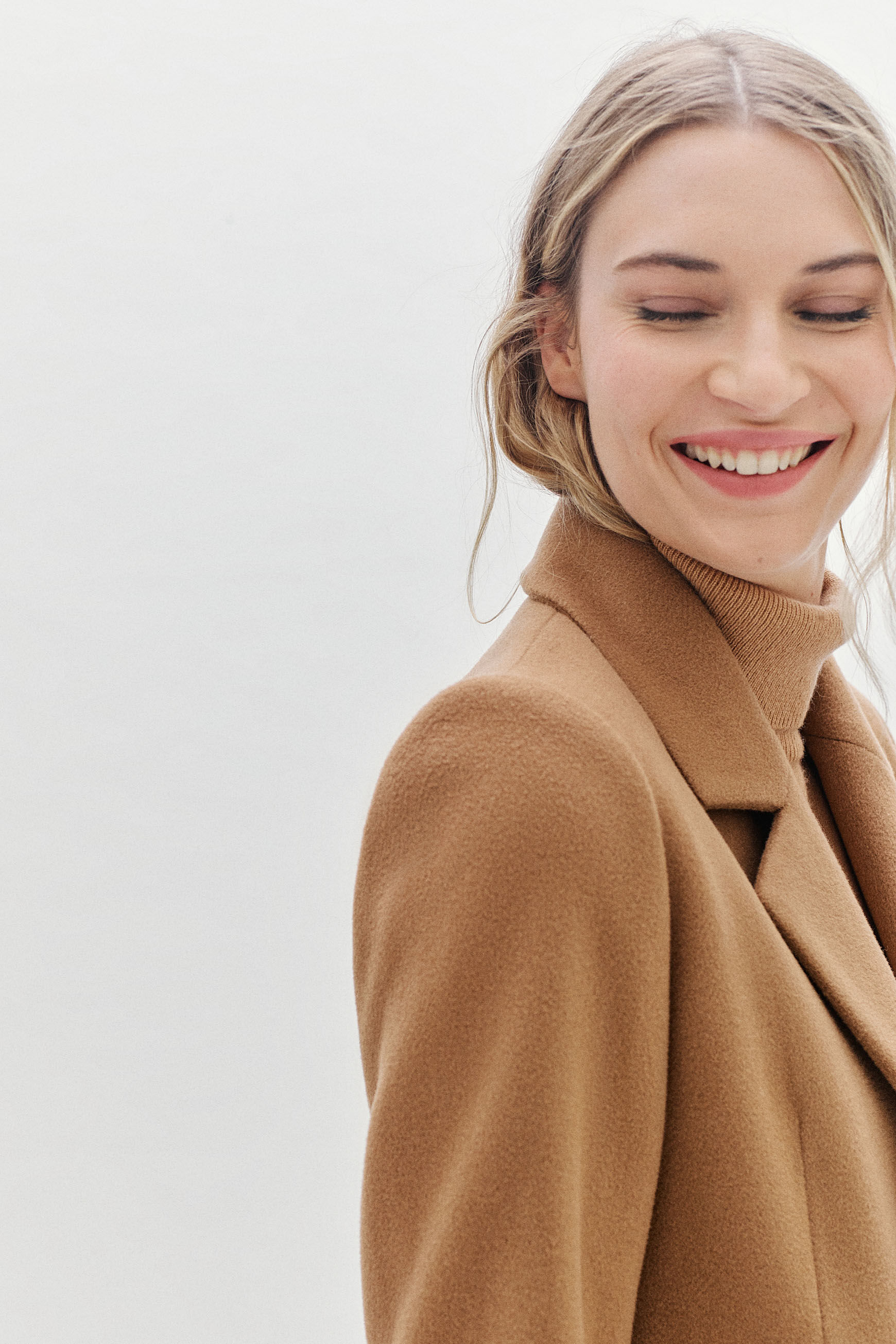 manteau norton camel femme