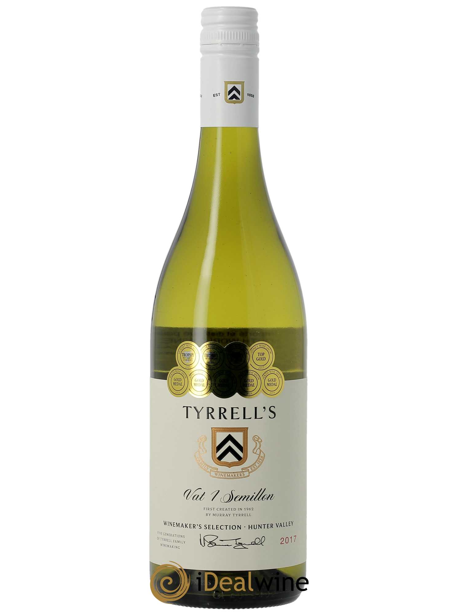 Hunter Valley Tyrrell's Wines Vat 1 Semillon  2017 - Lot de 1 Bouteille