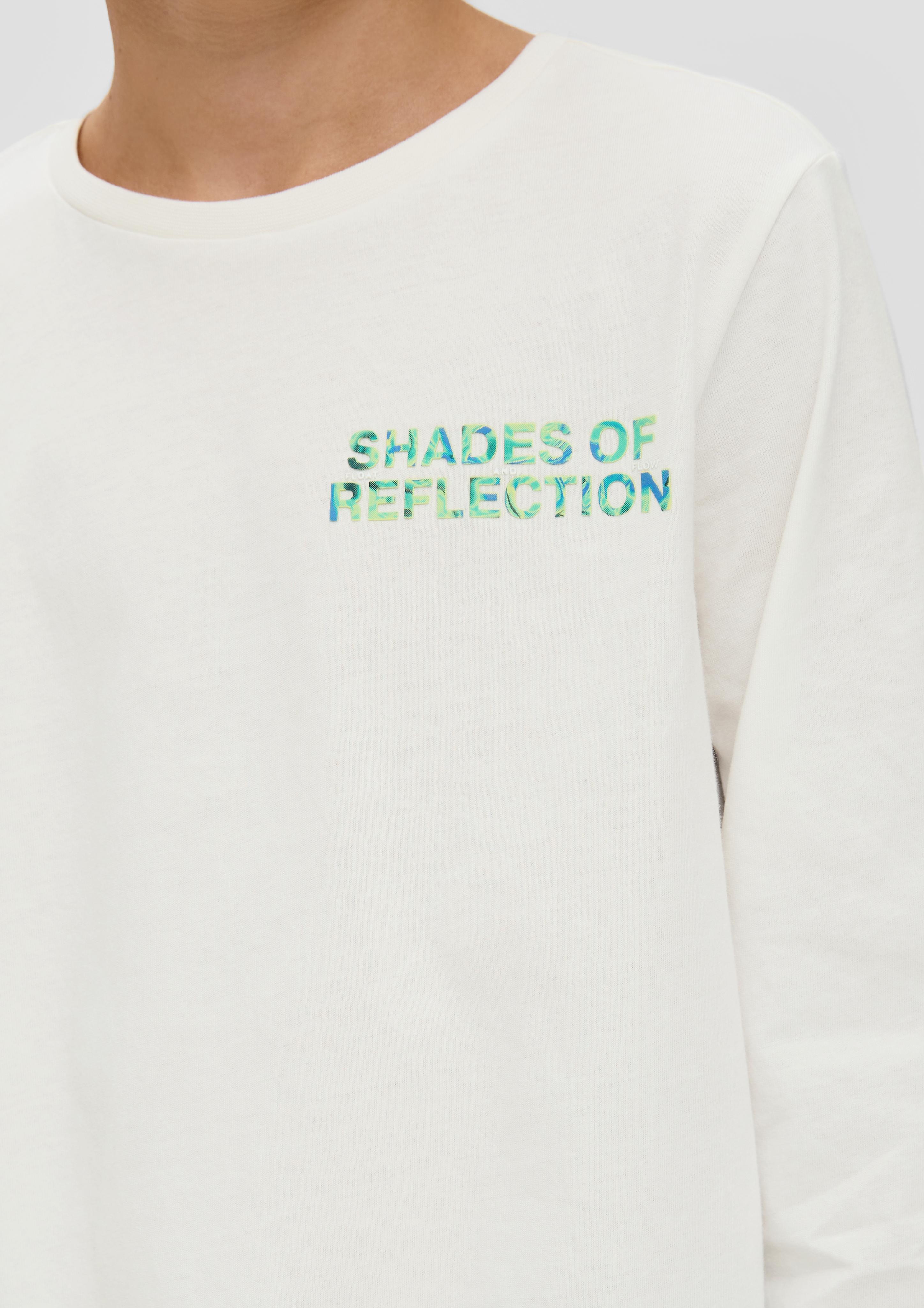 Longsleeve mit gummiertem Print  2134016-0210