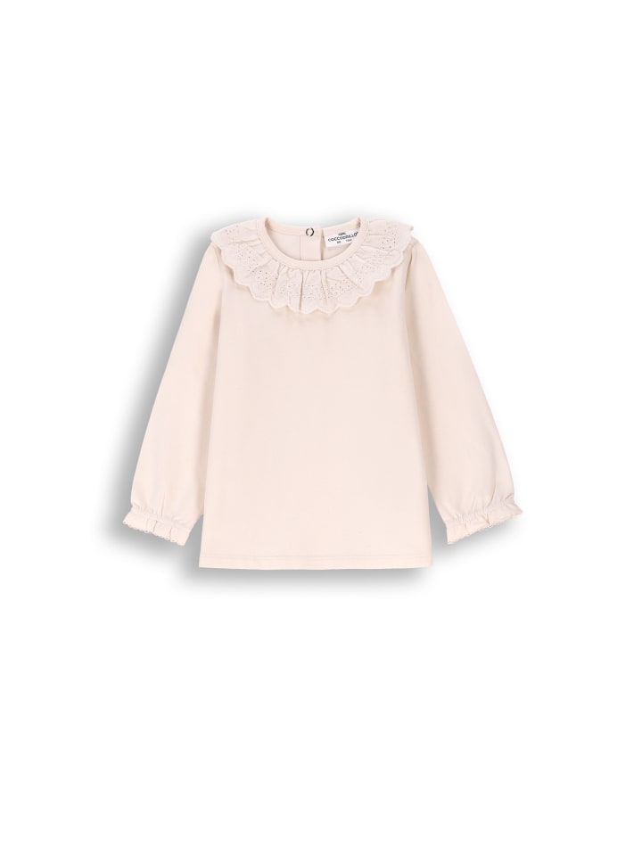 Coccodrillo Bluse mit langen Ärmeln in ecru günstig kaufen